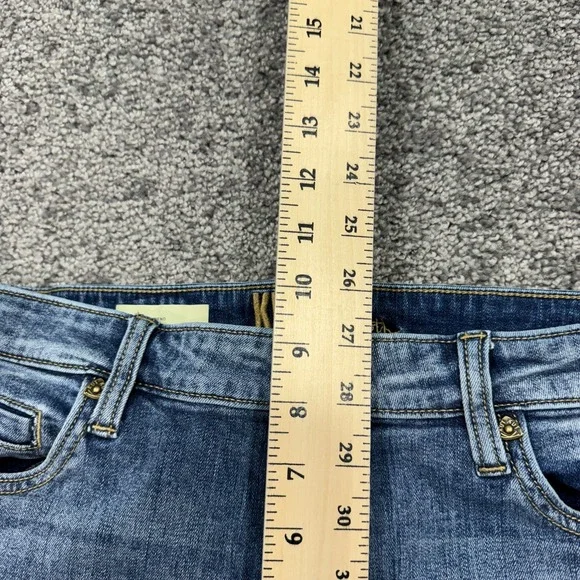 Kut from the Kloth Jeans Womens 8 Blue Katy Boyfriend Medium Wash Denim Casual - Picture 4 of 8